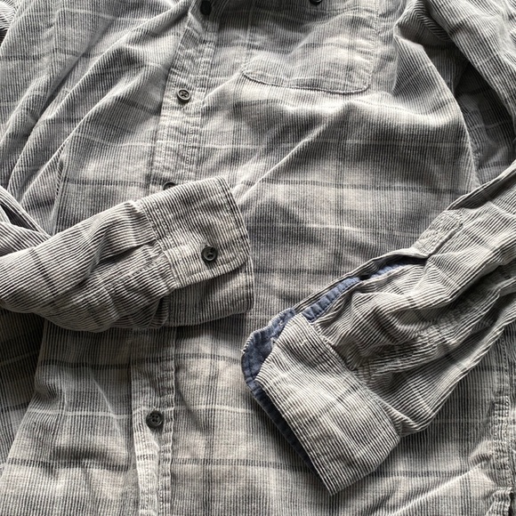 Legacy Copper & Oak small corduroy 100% cotton casual button down plaid - Picture 4 of 12